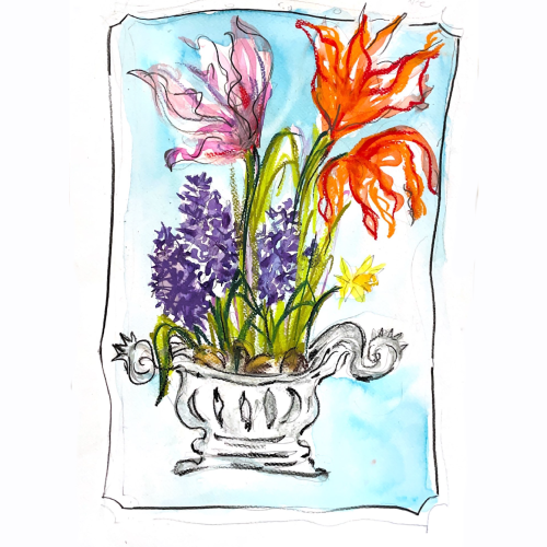 Flowers in a Vase