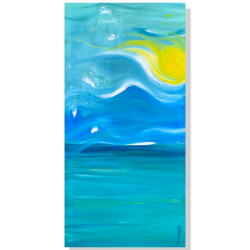 Beach with Sun