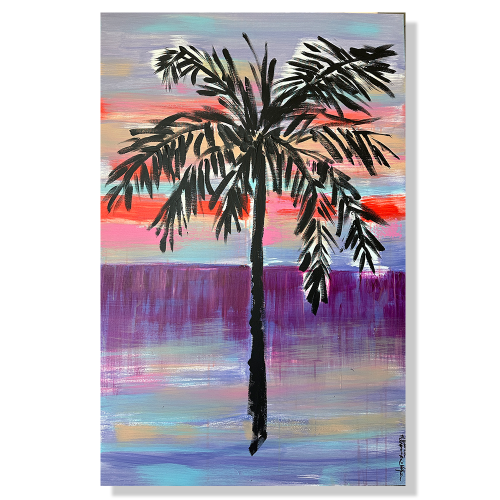 Colorful Palm Tree